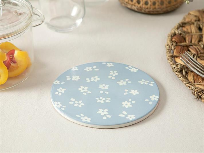 Fleurir Silicone Hot Mat 16 cm Blue