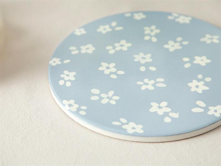 Fleurir Silicone Hot Mat 16 cm Blue