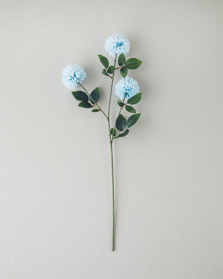 Branch Chrysanthemum Plastic Artificial Flower - One Pc 66 cm Red