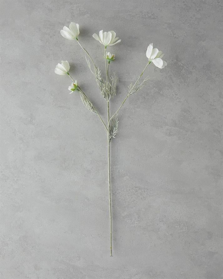 Daisy Bouquet Green Artificial Flower - One Pc 62 cm White
