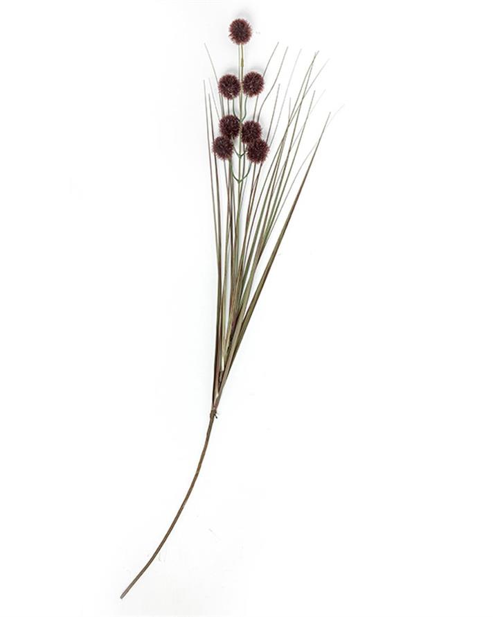 Grass Ball Artificial Flower - One Pc 85 cm Claret Red