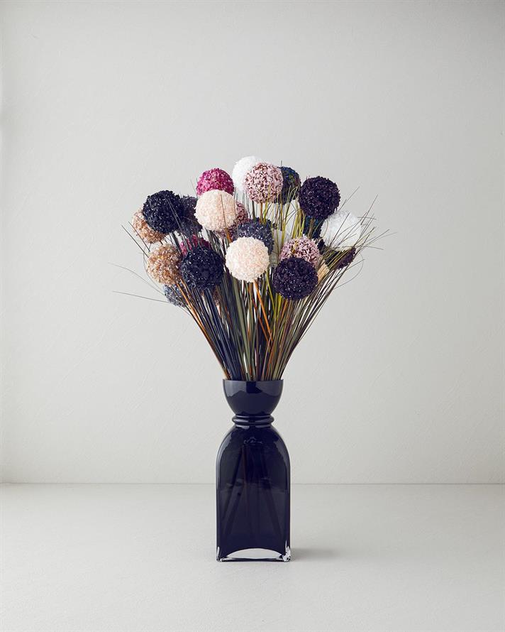 Grass Bush Artificial Flower - One Pc 63 cm Dark Blue