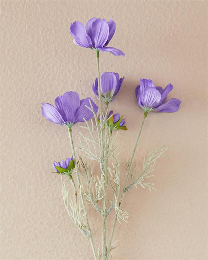 Daisy Bouquet Green Single Branch Artificial Flowe 62 cm Violet