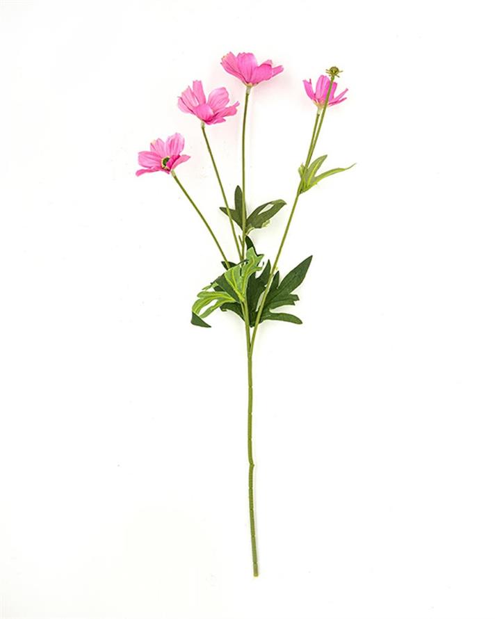 Daisy Bouquet Green Single Branch Artificial Flowe 62 cm Pınk