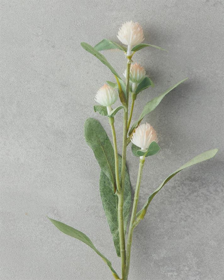 Elegant Flower Single Branch Artificial Flowe 46 cm Cream