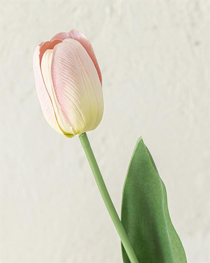 Tulip Garden Artificial Flower - One Pc 45 cm Light Purple