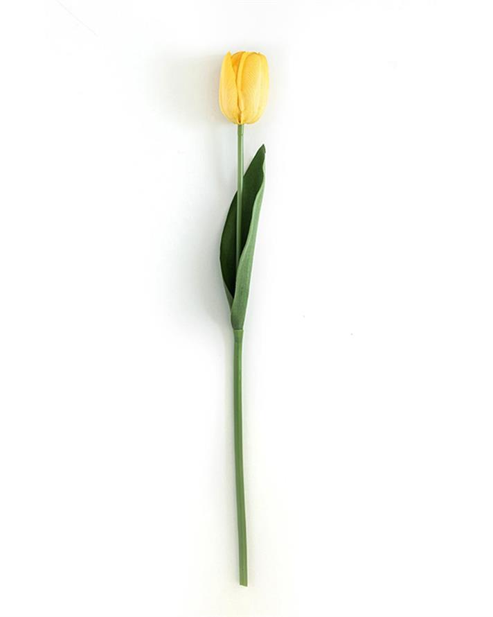 Grădină cu lalele Floare Art. Cu O Singură Ram. 45 cm Galben
