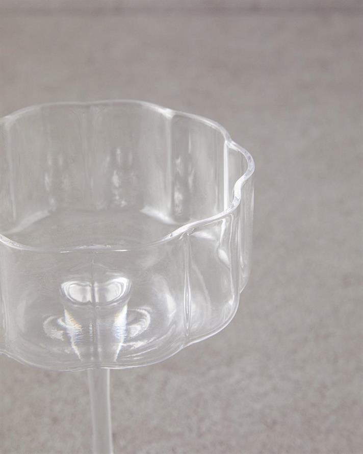 Flor Pura Sticlă Cu 2 Piese Cană 220 ml Transparent
