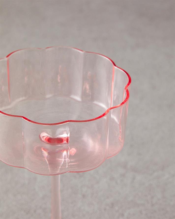 Glass 2 Set Cup 220 ml Powder