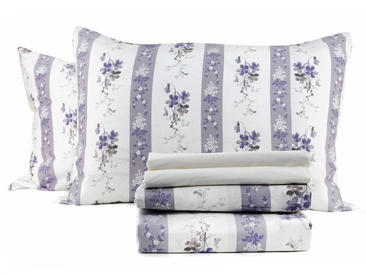 Flori posy Double Set Lenjerie De Pat 200x220 cm Lila