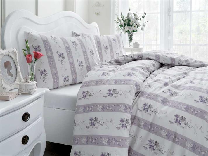 Flori posy Single Set Lenjerie De Pat 160x220 cm Lila