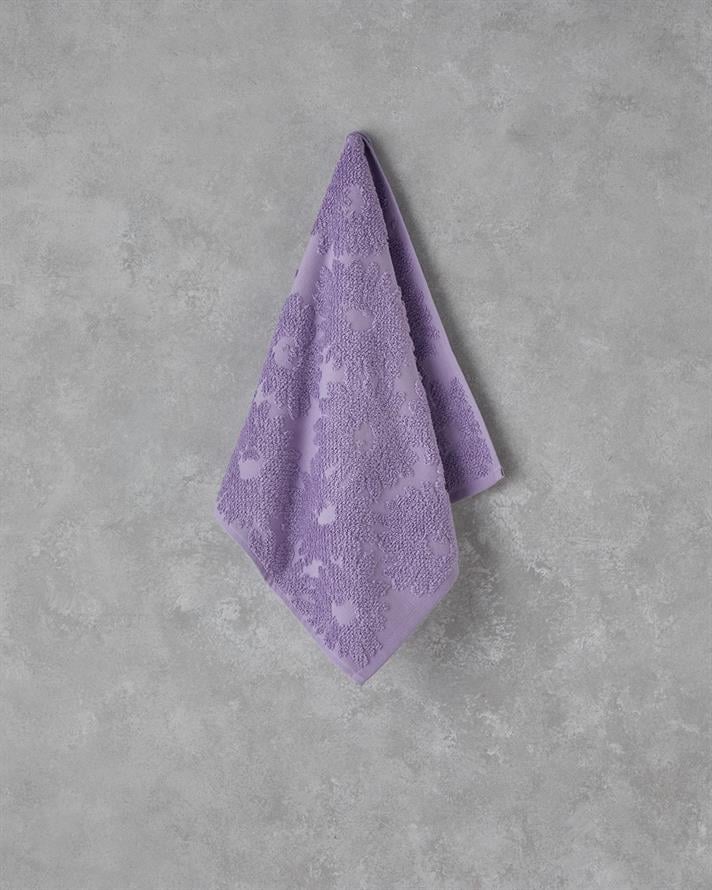 Flower Touch Cu Bumbac Jacquard Prosop De Față 50x80 cm Lila