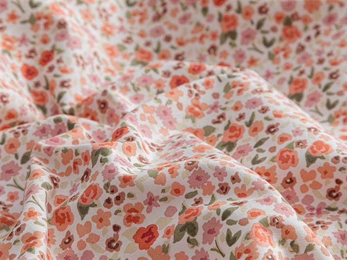 Floweret Cottony  Super King  SET LENJERIE DE PAT 260x220 cm Amber Pembe