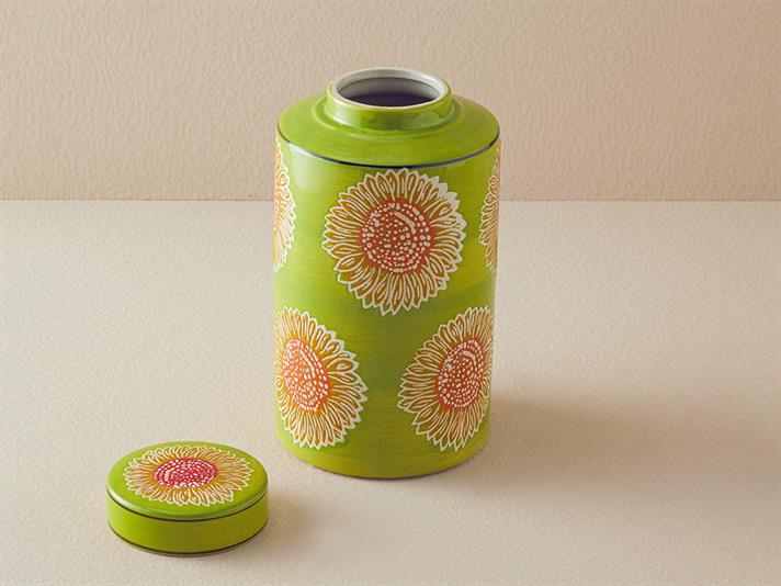 Floweret Silicone Vase 15x15x27 cm Green