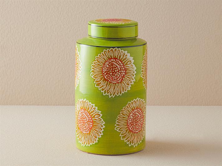 Floweret Silicone Vase 15x15x27 cm Green