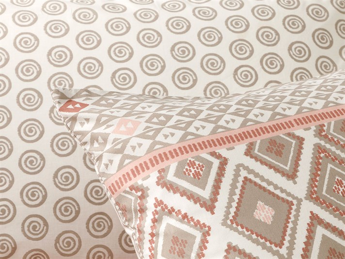 Folclor urban Cottony Set 2  FAȚĂ DE PERNĂ 50x70 cm Pink