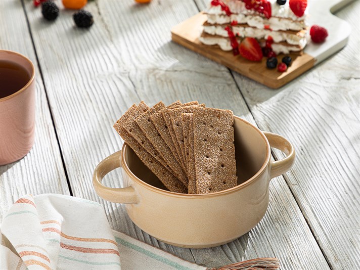 Freda Silicone With Handles Bowl 620 ml Cream