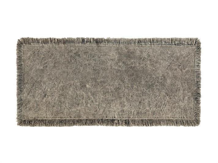 Fringe Covor, Bumbac, 80*150 Cm, Gri Deschis