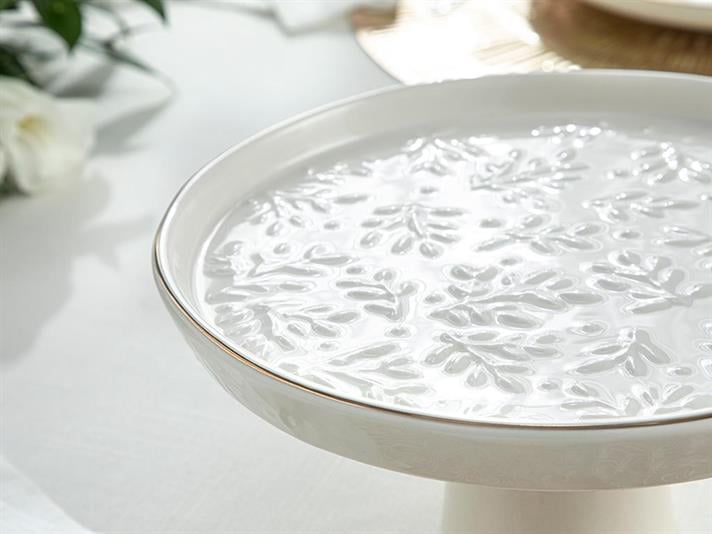 Frondosa Platou Pentru Tort, Silicon, 22*10 Cm, Violet Închis