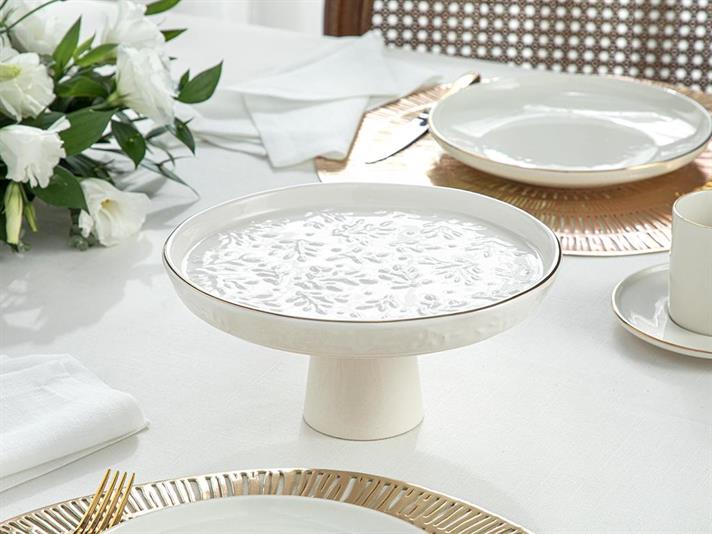 Frondosa Platou Pentru Tort, Silicon, 22*10 Cm, Violet Închis