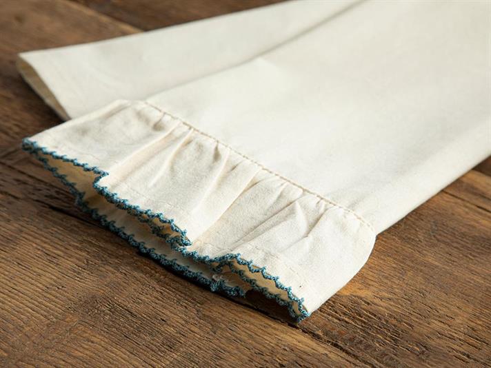 Fronzolo Cotton Drying Cloth 30x50 cm Blue