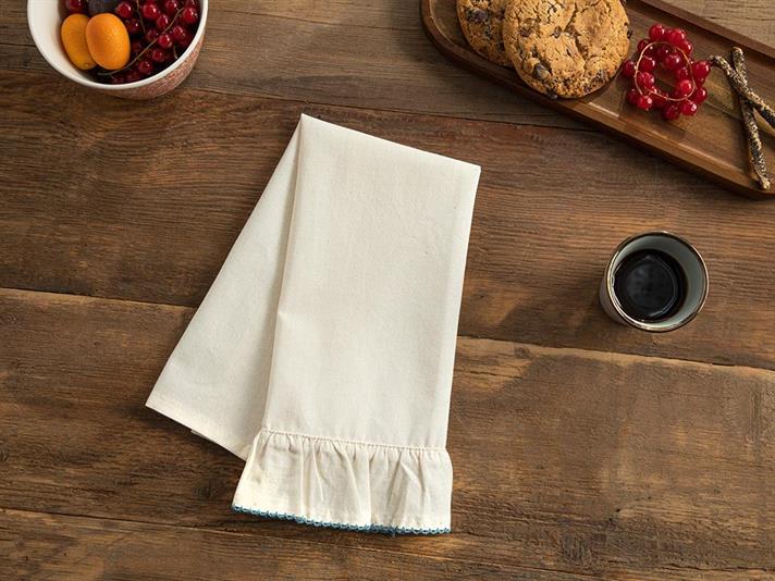 Fronzolo Cotton Drying Cloth 30x50 cm Blue