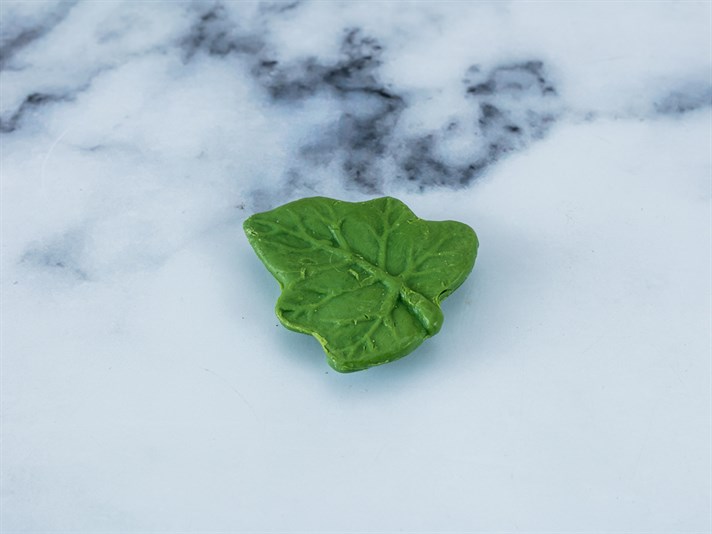 Frunza de toamnă În Formă De Frunză Săpun 30 gr Verde