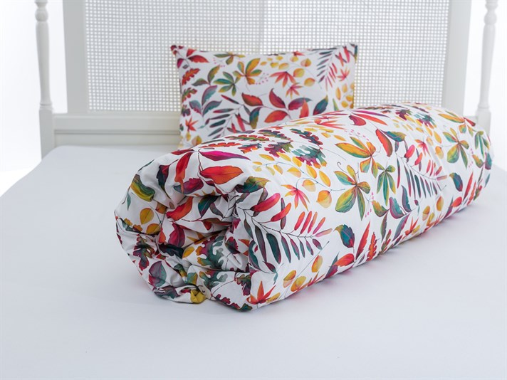 Frunza de toamnă Cu Bumbac Single Lenjerie De Pat 160x220 cm Galben