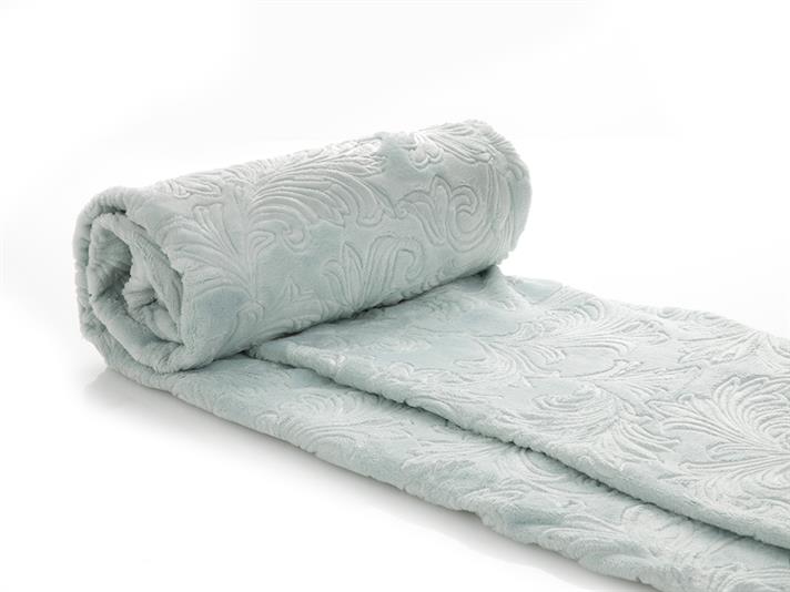 frunze  Ultrasoft For One Person  PĂTURĂ 150x200 cm Verde Deschis