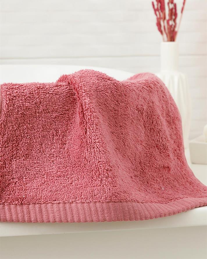 Frunzos Bambus Prosop De Mâını 30*50 Cm Trandafir Uscat.