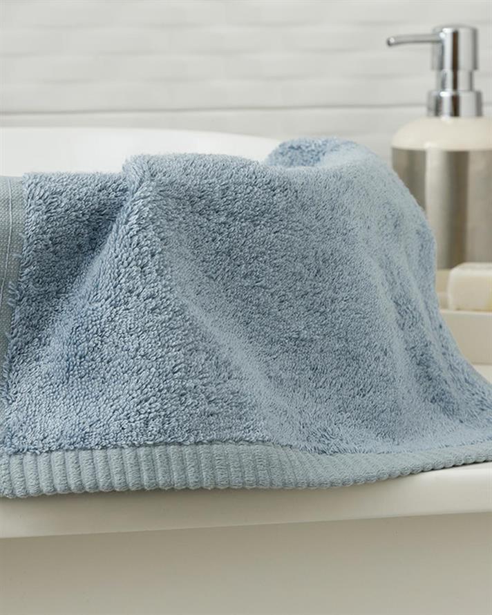 Leafy Bamboo Hand Towel 30x50 cm İndigo
