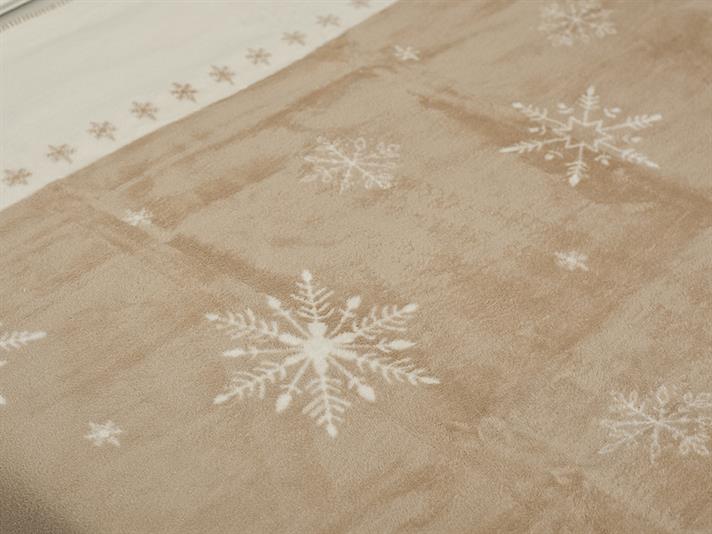 fulg Cottony Double Person  PĂTURĂ 200x220 cm Beige
