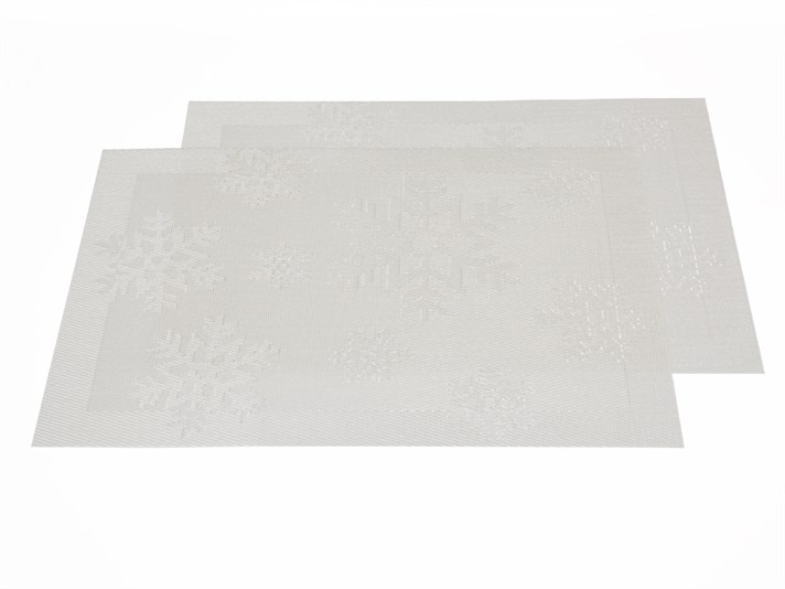 fulg de zăpadă PVC Set 2  TIȘLAIFĂR 45x30 cm White
