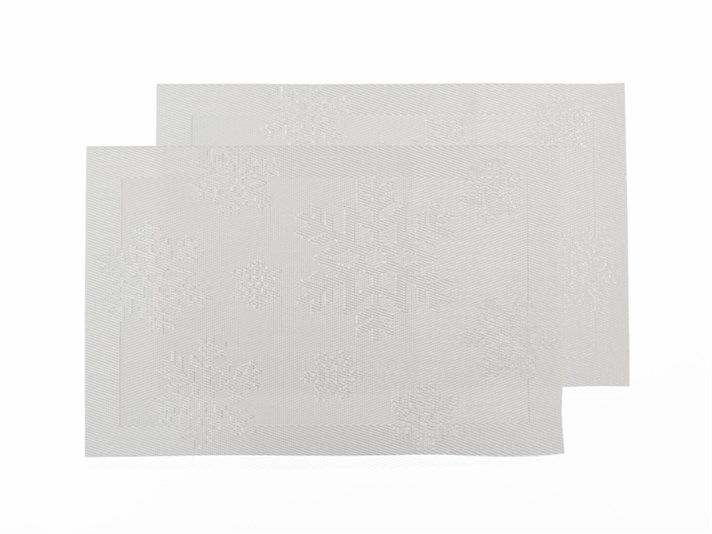 fulg de zăpadă PVC Set 2  TIȘLAIFĂR 45x30 cm White
