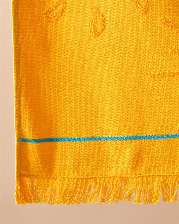 Funny Sunny Cu Bumbac Prosop De Plajă 70x140 cm Galben