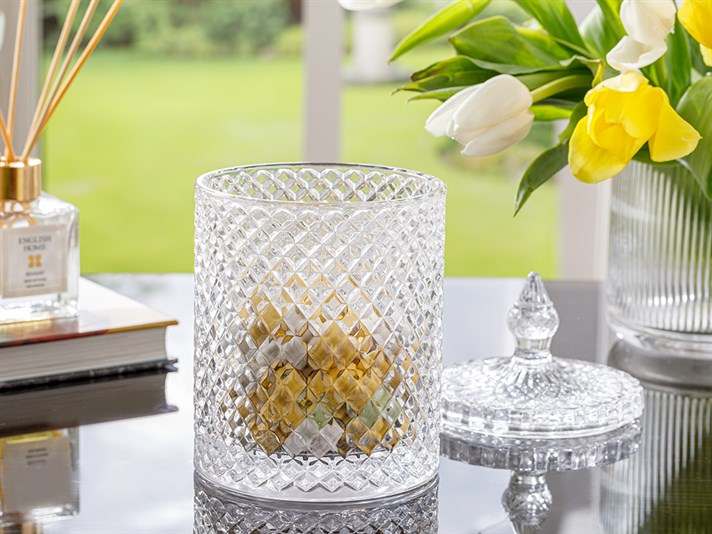Gala Glass Storing Jar Transparent