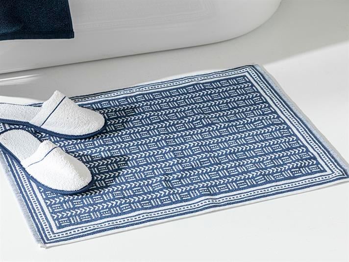 Prosop pentru picioare, Gale, bumbac, 50x70 cm, bleu