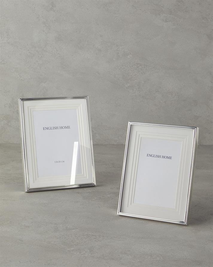 Rama foto, Garcia, metal, 13x18 cm, argintiu