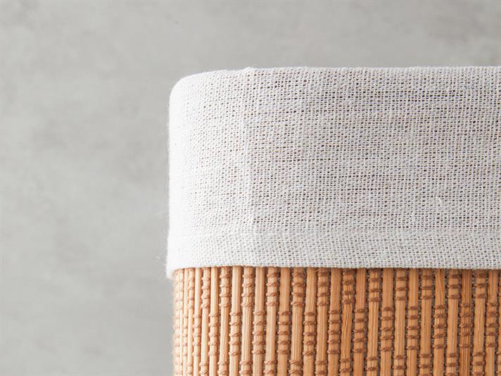 Cos depozitare, Gina, bambus, 36x26x14 cm, maro deschis