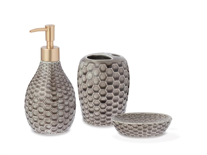 Gina Set De Baie Set 3, 10,8*7,2*3 Cm, Albastru-Beige