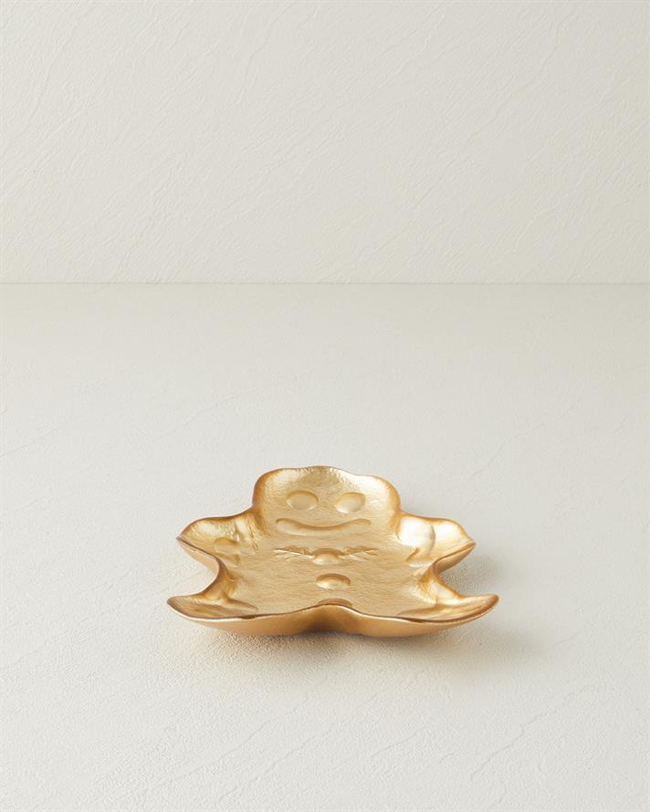 Gingerman Sticlă Bol Pentru Alune 21 cm Gold