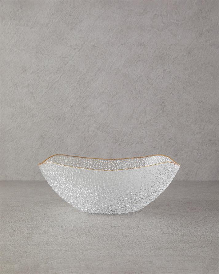 Giselle Sticlă Bol 25 cm Gold