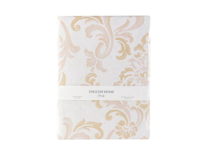 Glam Damask Cu Bumbac Double Lenjerie De Pat 200x220 cm Gold
