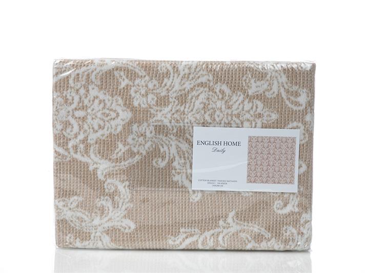 Glam Damask  Waffle Double Person  PĂTURĂ 200x220 cm Beige