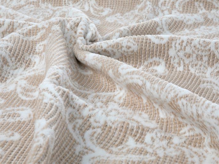 Glam Damask  Waffle For One Person  PĂTURĂ 150x200 cm Beige