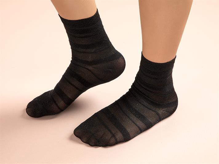 Glam Women Nude Socks 36-40 Black
