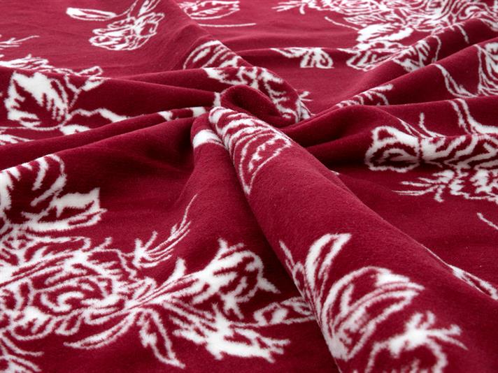 Glam se ridică Cottony Double Person  PĂTURĂ 200x220 cm Claret Red