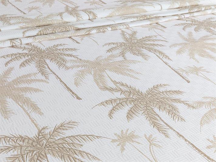 Glitter Palm  Cu imprimeu Pentru o persoana  CUVERTURĂ 150x220 cm Burgundia-gri