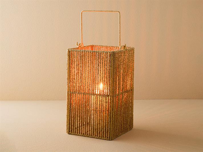 Felinar, Gloria, rachita, 18x18x31 cm, natural