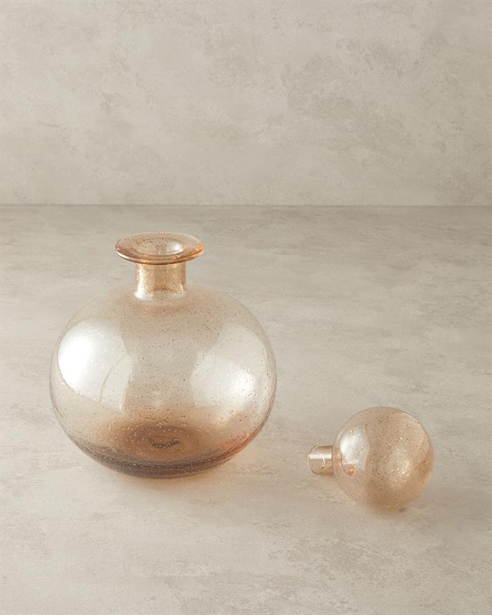 Gloria Sticlă Obiect Decorativ 20X20X28,5 cm Roz pal